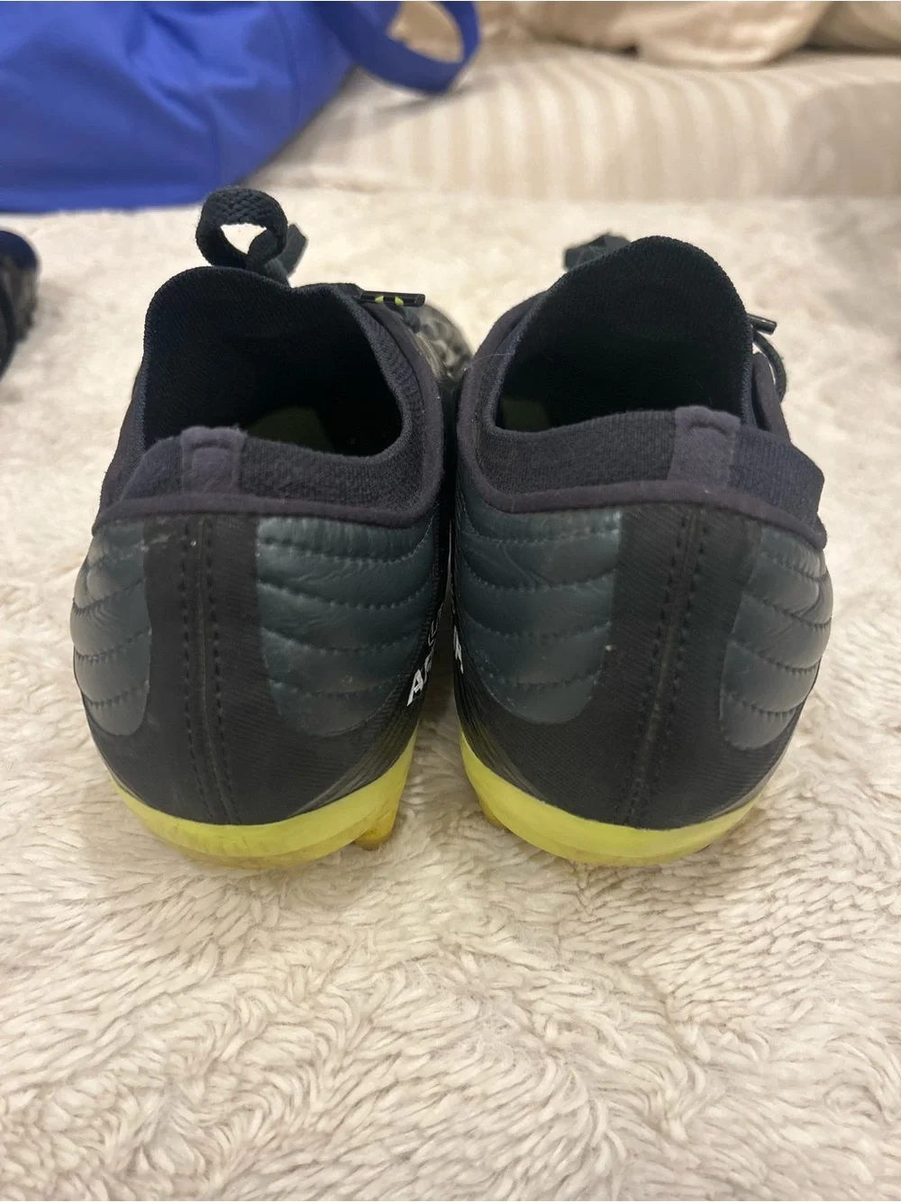 Under Armour Men’s Black Athletic Shoes with Lime Green Inners